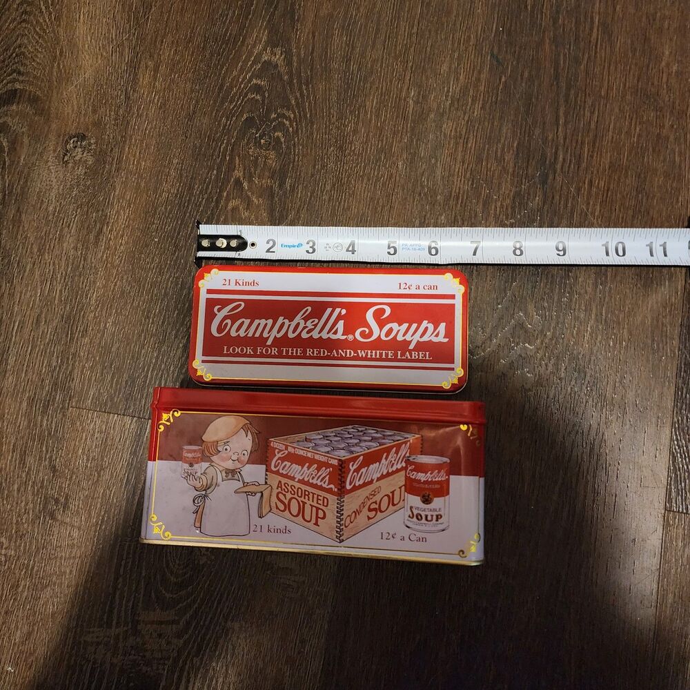 Vintage 1996 Campbell's Soup Metal Collectible Tin